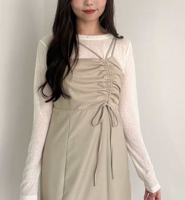 archives「アシメドロストキャミワンピース」|ワンピース|