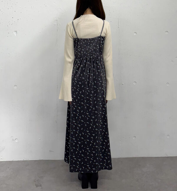 archives「花柄ベロアキャミワンピース」|ワンピース|