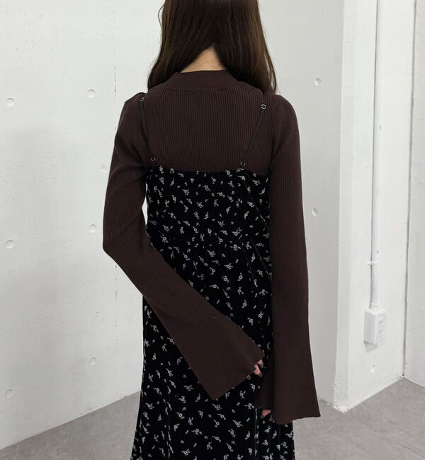 archives「花柄ベロアキャミワンピース」|ワンピース|