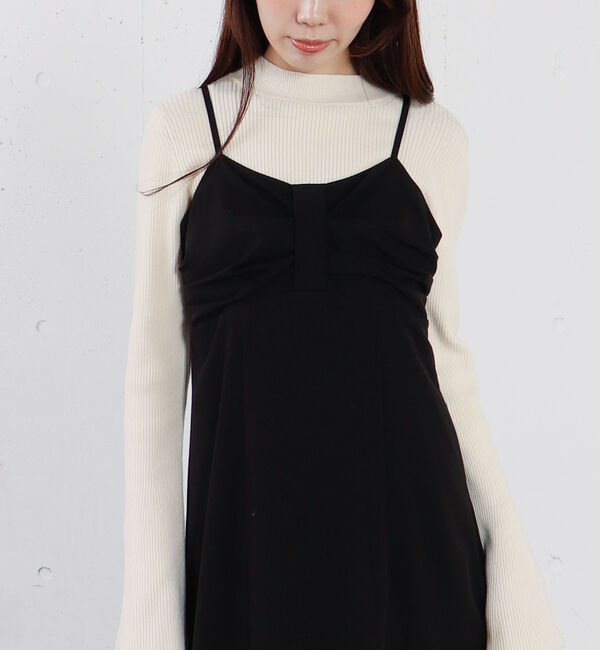 archives「リボンタックチェックキャミワンピース」|ワンピース|