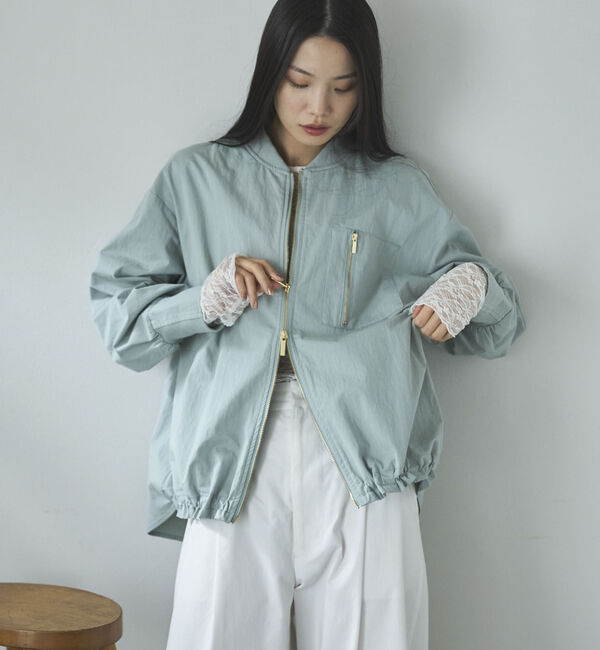 Doux archives「バックギャザーミドルMA-1」|ブルゾン・スタジャン|