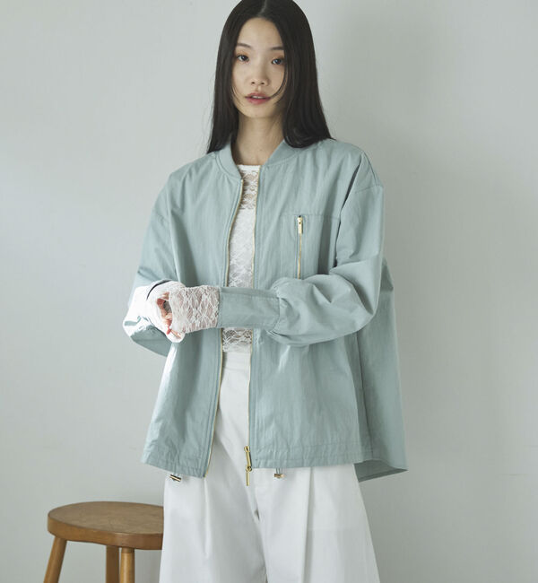 Doux archives「バックギャザーミドルMA-1」|ブルゾン・スタジャン|