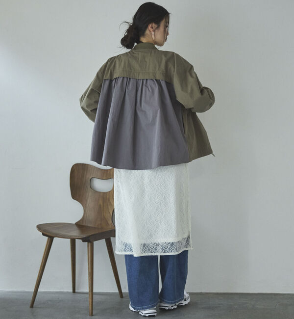 Doux archives「バックギャザーミドルMA-1」|ブルゾン・スタジャン|