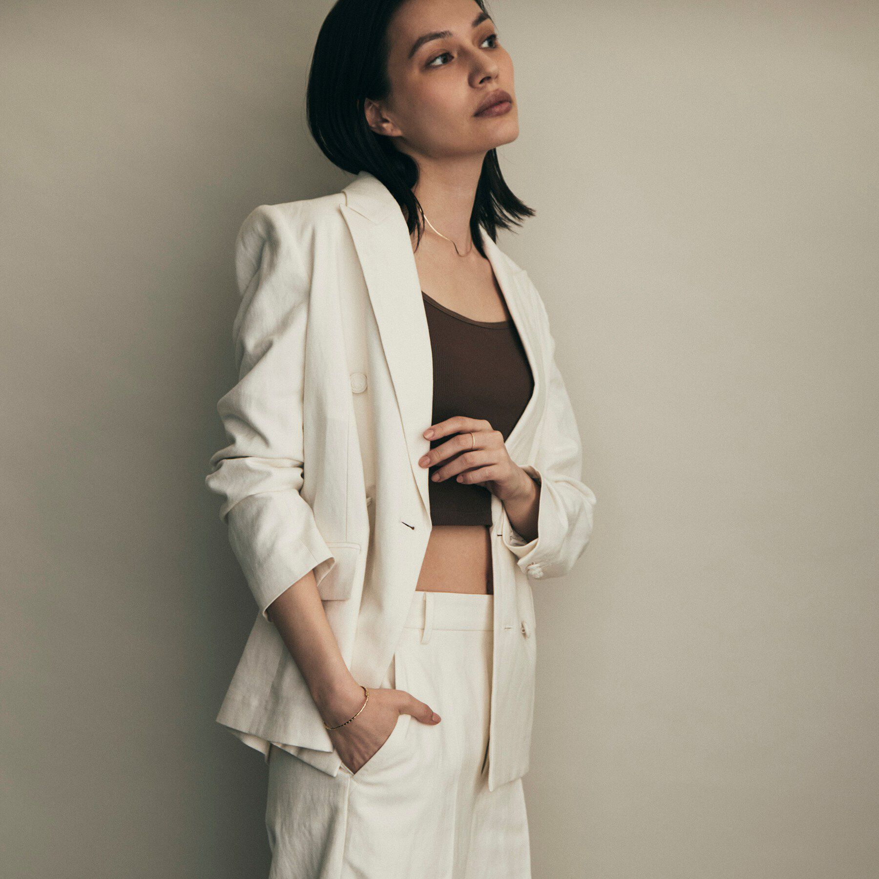 COCOSHNIK「K10カットビーズ マグネットバングル」|ブレスレット・バングル|