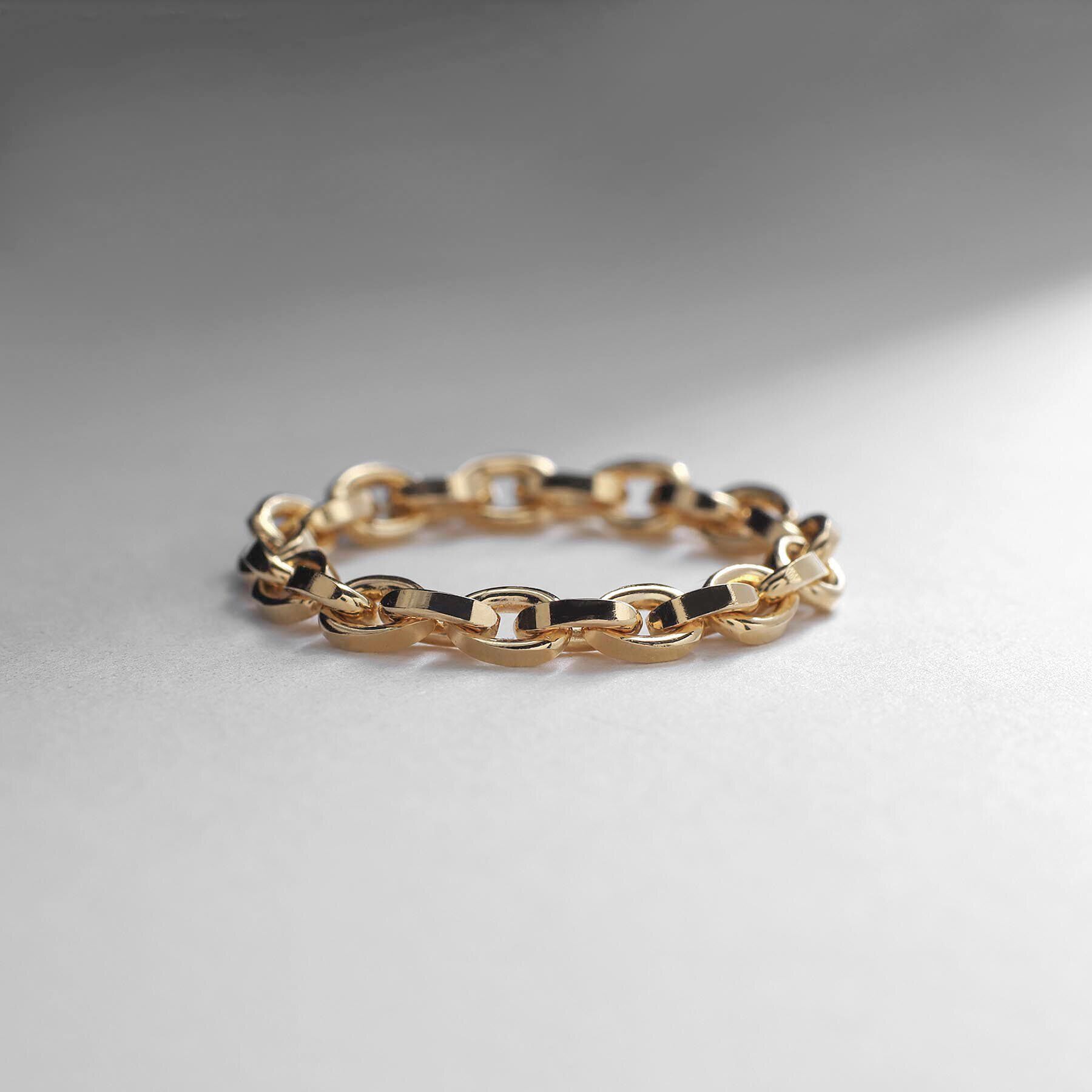 COCOSHNIK ONKITSCH「シルバー チェーンリング グリームチェーン GP」|リング|