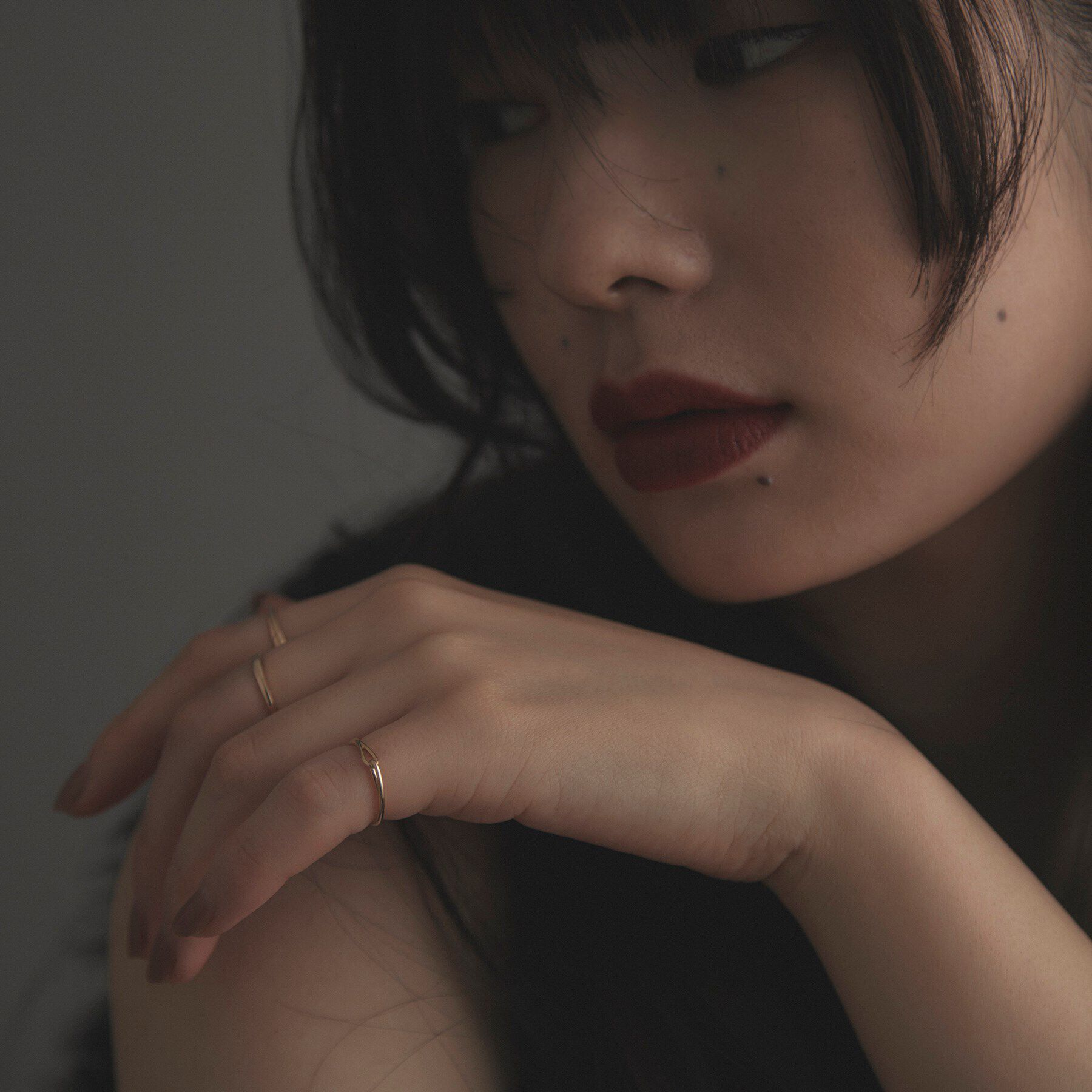 COCOSHNIK ONKITSCH「K10スキニーピンキーリング デュアルフック」|リング|