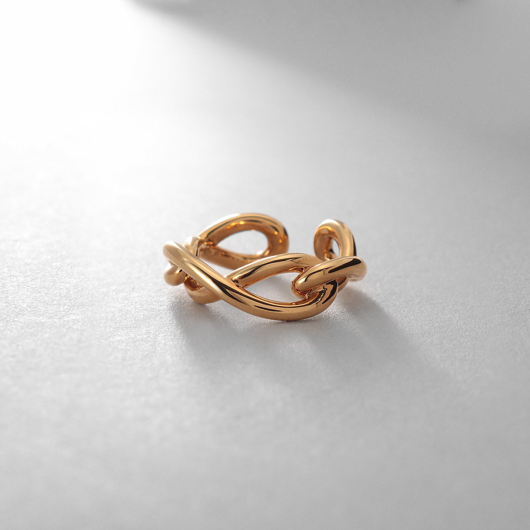 COCOSHNIK ONKITSCH「シルバー インフィニティイヤーカフ GP」|イヤーカフ|ゴールド(600)