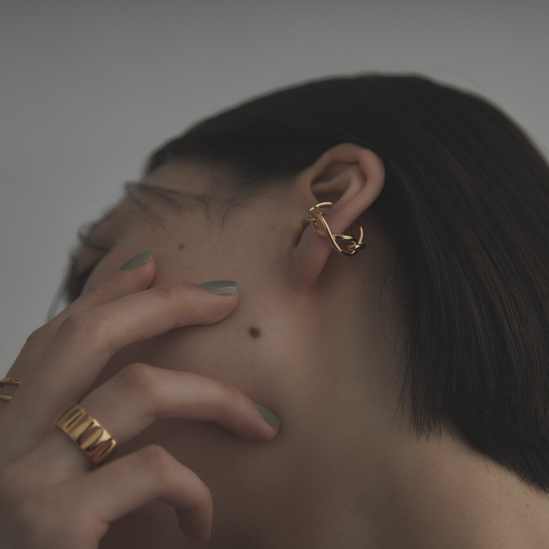 COCOSHNIK ONKITSCH「シルバー インフィニティイヤーカフ GP」|イヤーカフ|