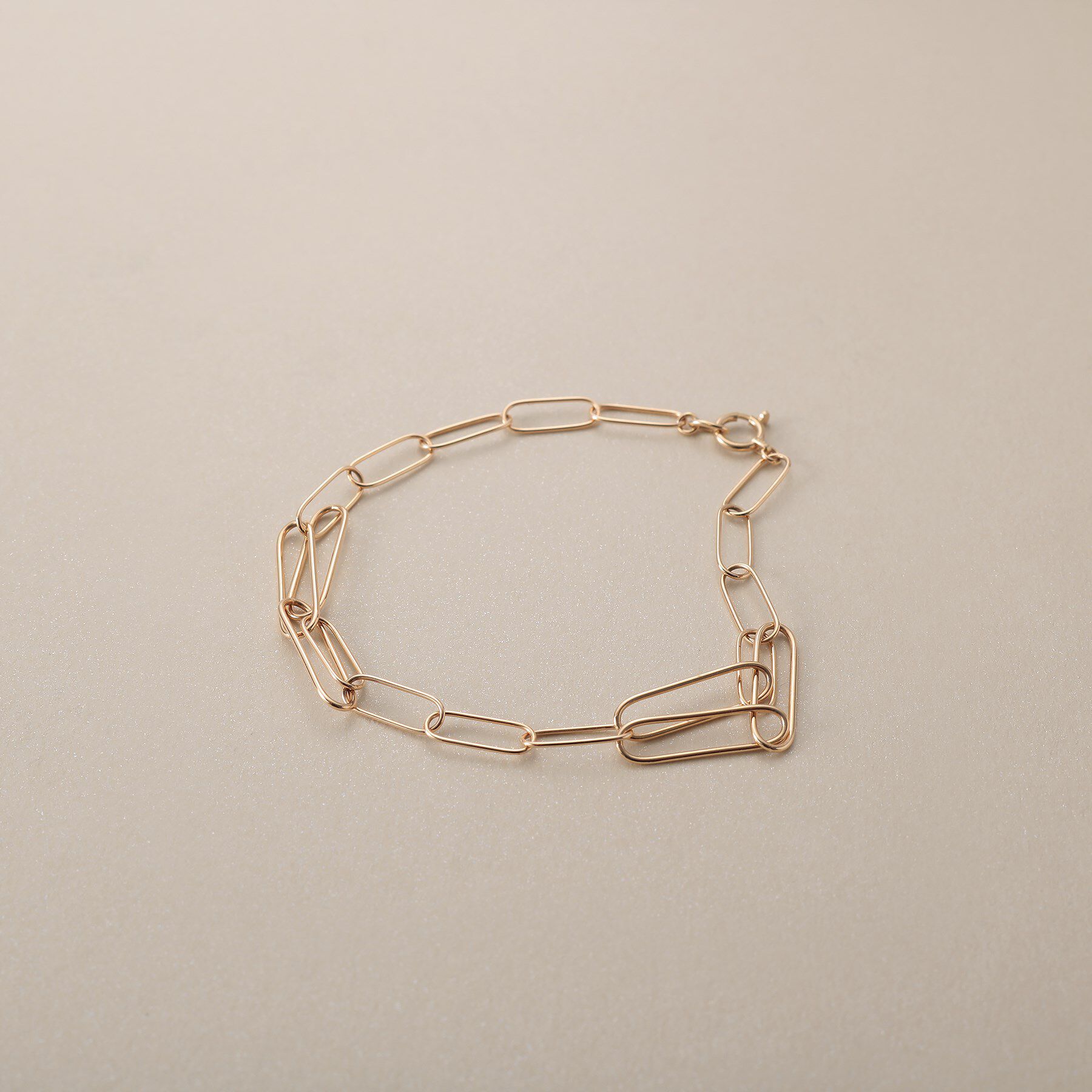 COCOSHNIK「K10PCチェーンランダムコネクト ブレスレット」|ブレスレット・バングル|