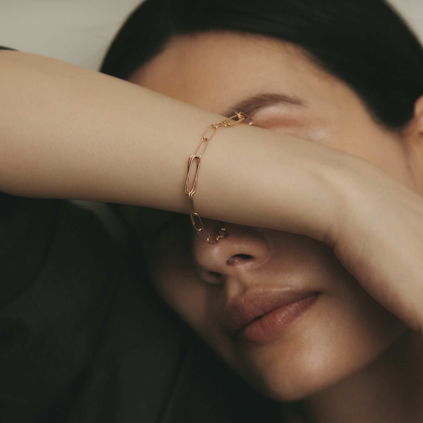 COCOSHNIK「K10PCチェーンランダムコネクト ブレスレット」|ブレスレット・バングル|