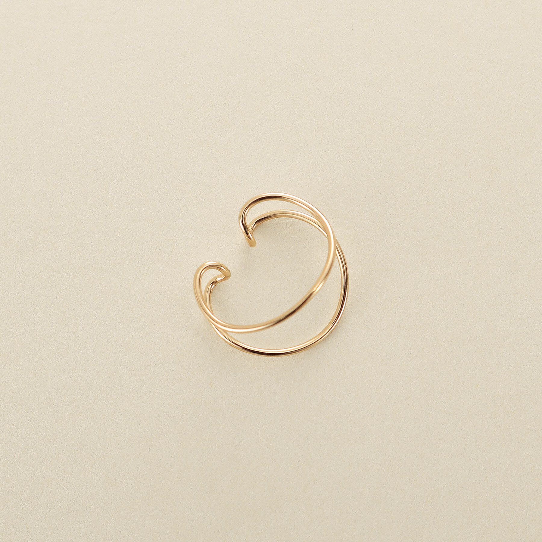 COCOSHNIK ONKITSCH「K10ワンストロークニュアンスイヤーカフ」|イヤーカフ|