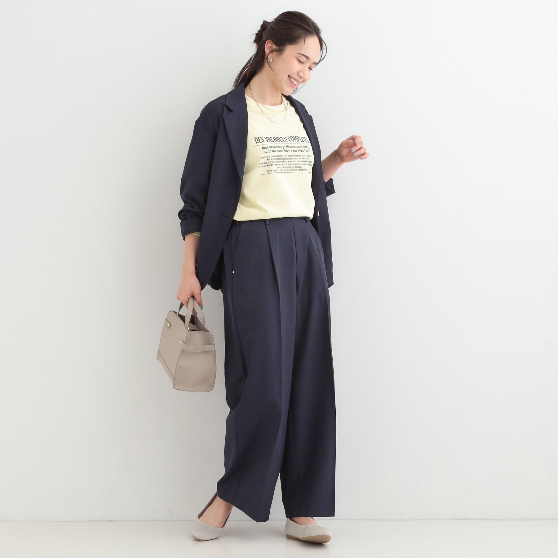 SHOO･LA･RUE「【S-LL/セットアップ可/イージーケア/UV】オンにもオフにも 軽やかシングルジャケット」|テーラードジャケット|