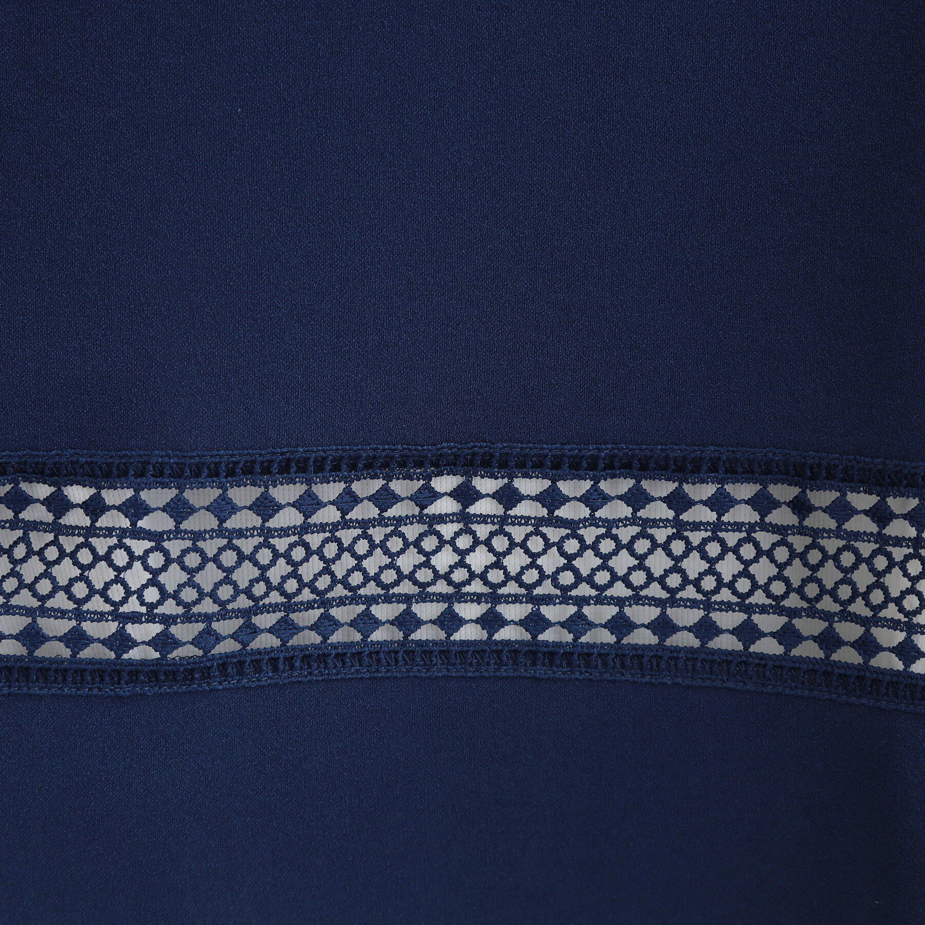 SHOO･LA･RUE「【洗濯機可/体型カバー】レース切り替えチュニックワンピース」|チュニック|