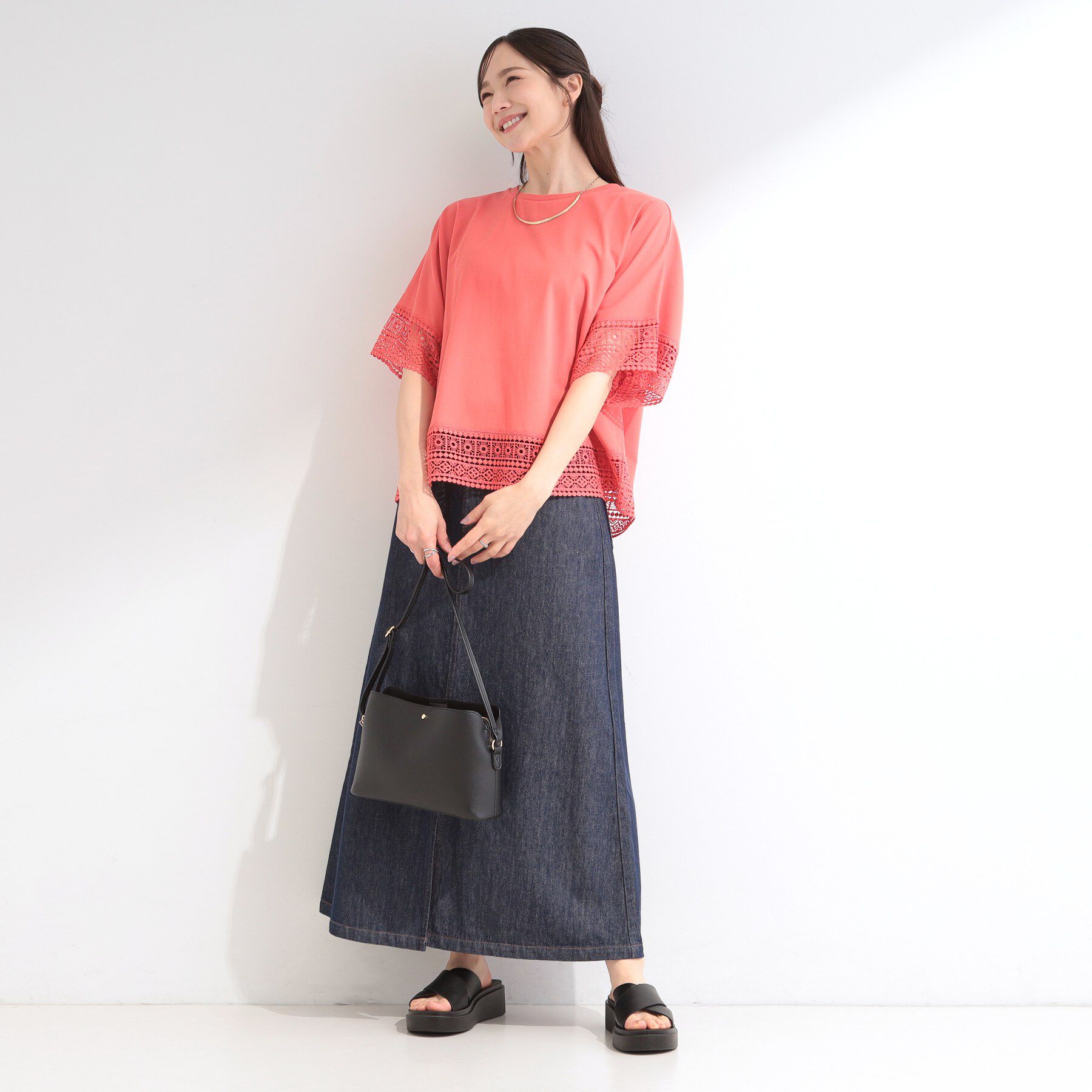 SHOO･LA･RUE「厚底クロスサンダル」|サンダル|