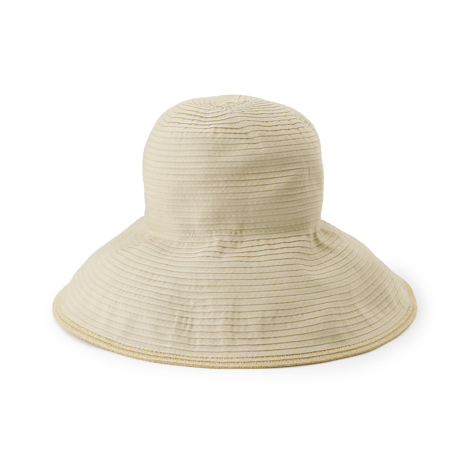 SHOO･LA･RUE「【UV/吸水速乾/抗菌防臭】手洗い可能 前後で雰囲気が変えられる グログランハット」|ハット|