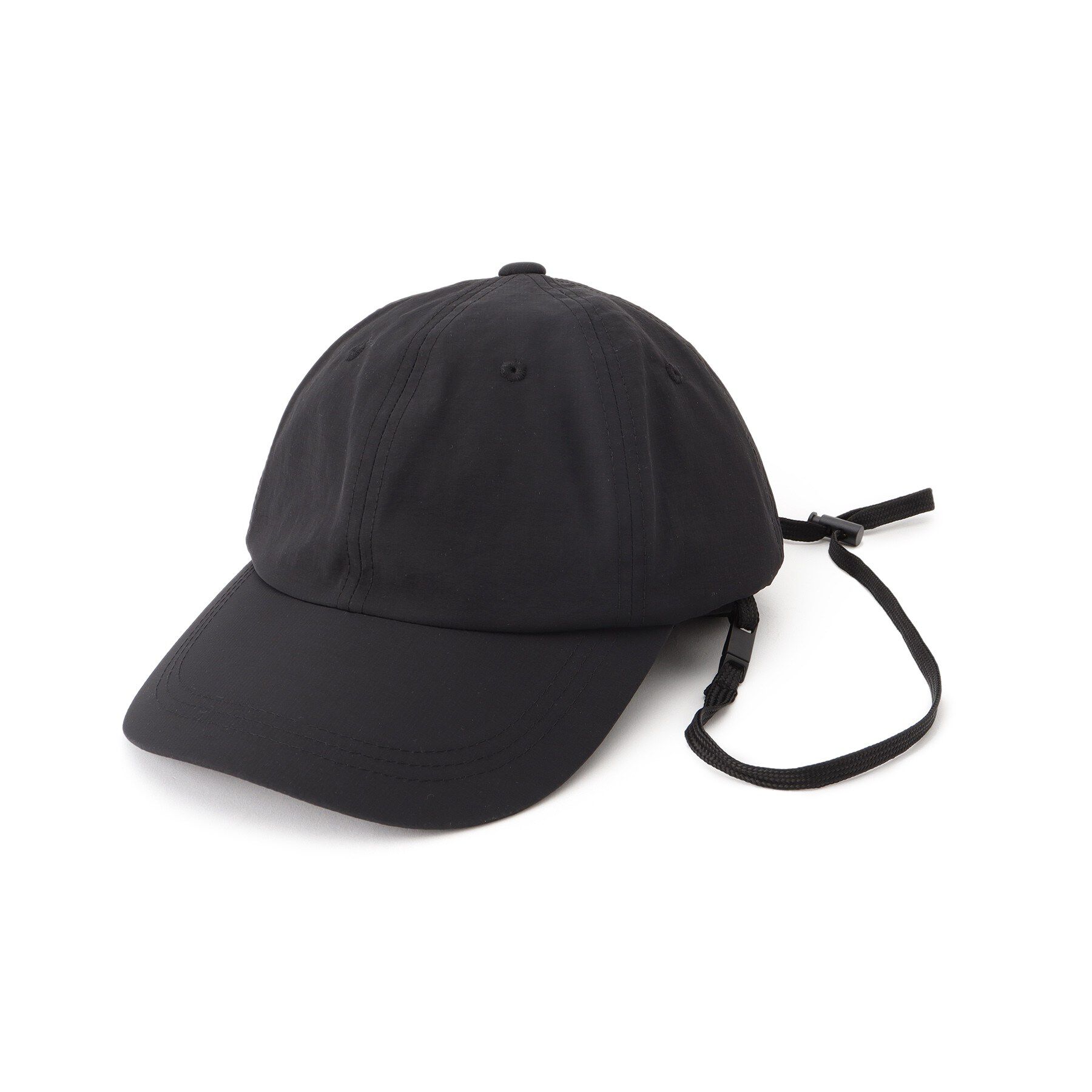 SHOO･LA･RUE「【接触冷感裏地使用】シェード付きキャップ」|キャップ・キャスケット|ブラック(019)