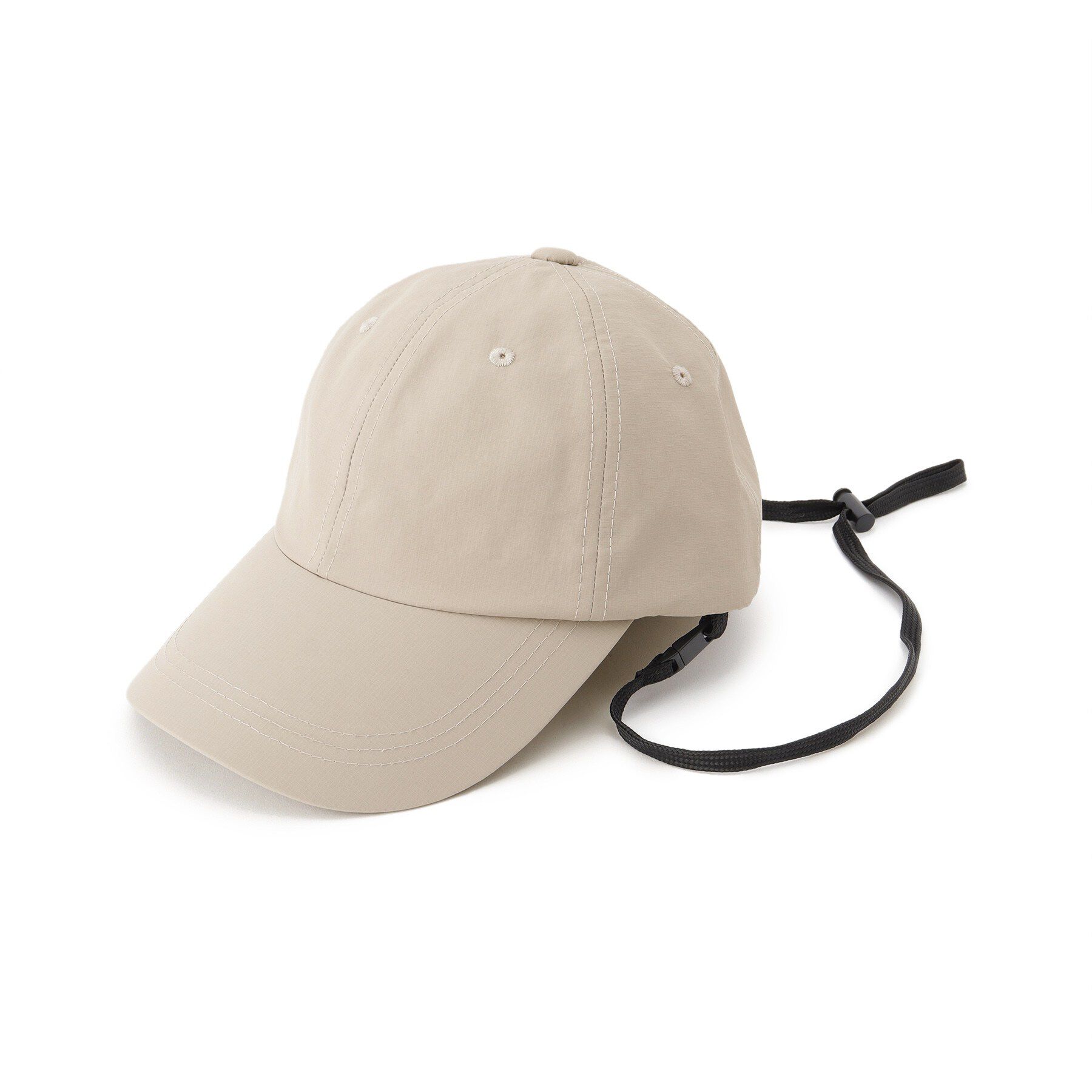 SHOO･LA･RUE「【接触冷感裏地使用】シェード付きキャップ」|キャップ・キャスケット|グレージュ(050)