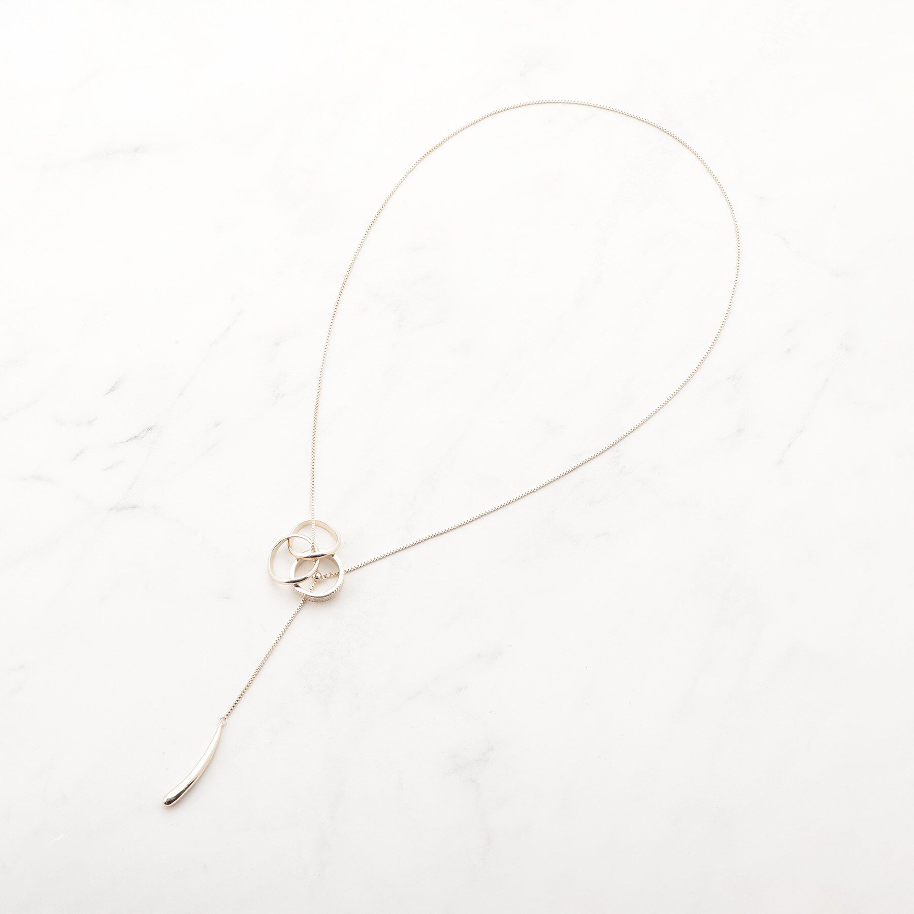 SHOO･LA･RUE「【2WAY】エポリングネックレス」|ネックレス|