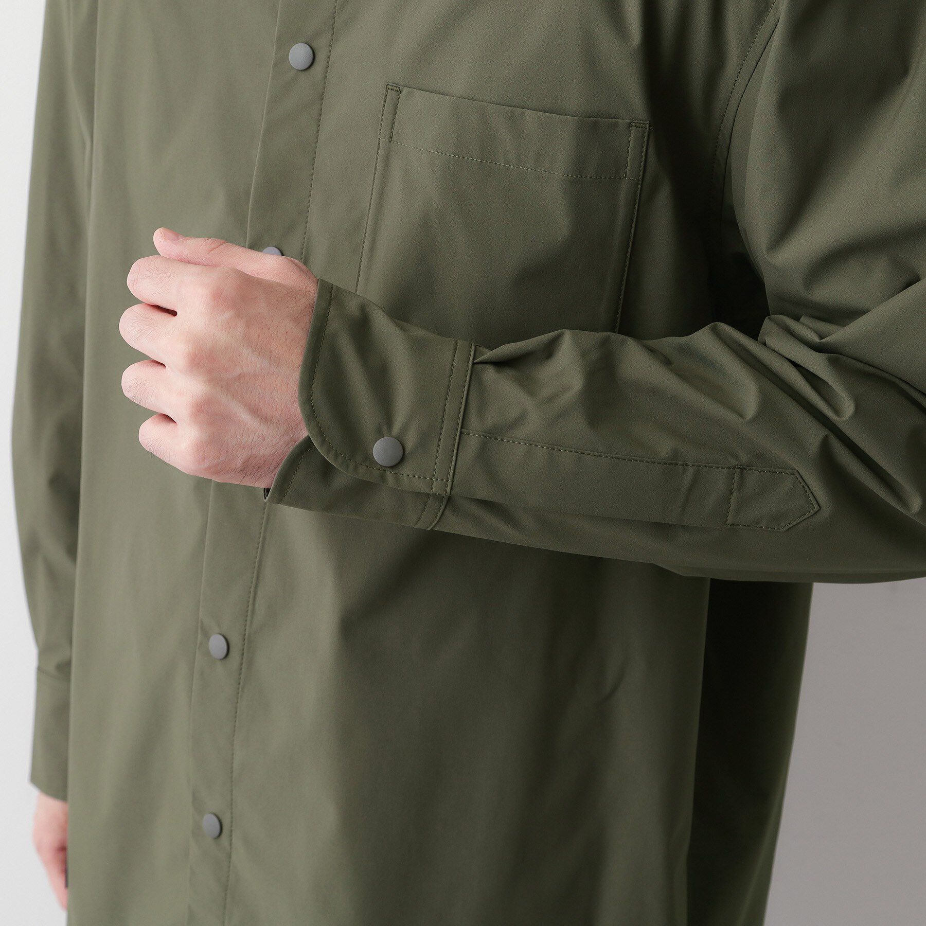 Dessin「【撥水・洗える】プラドットボタンシャツ」|シャツ・ブラウス|