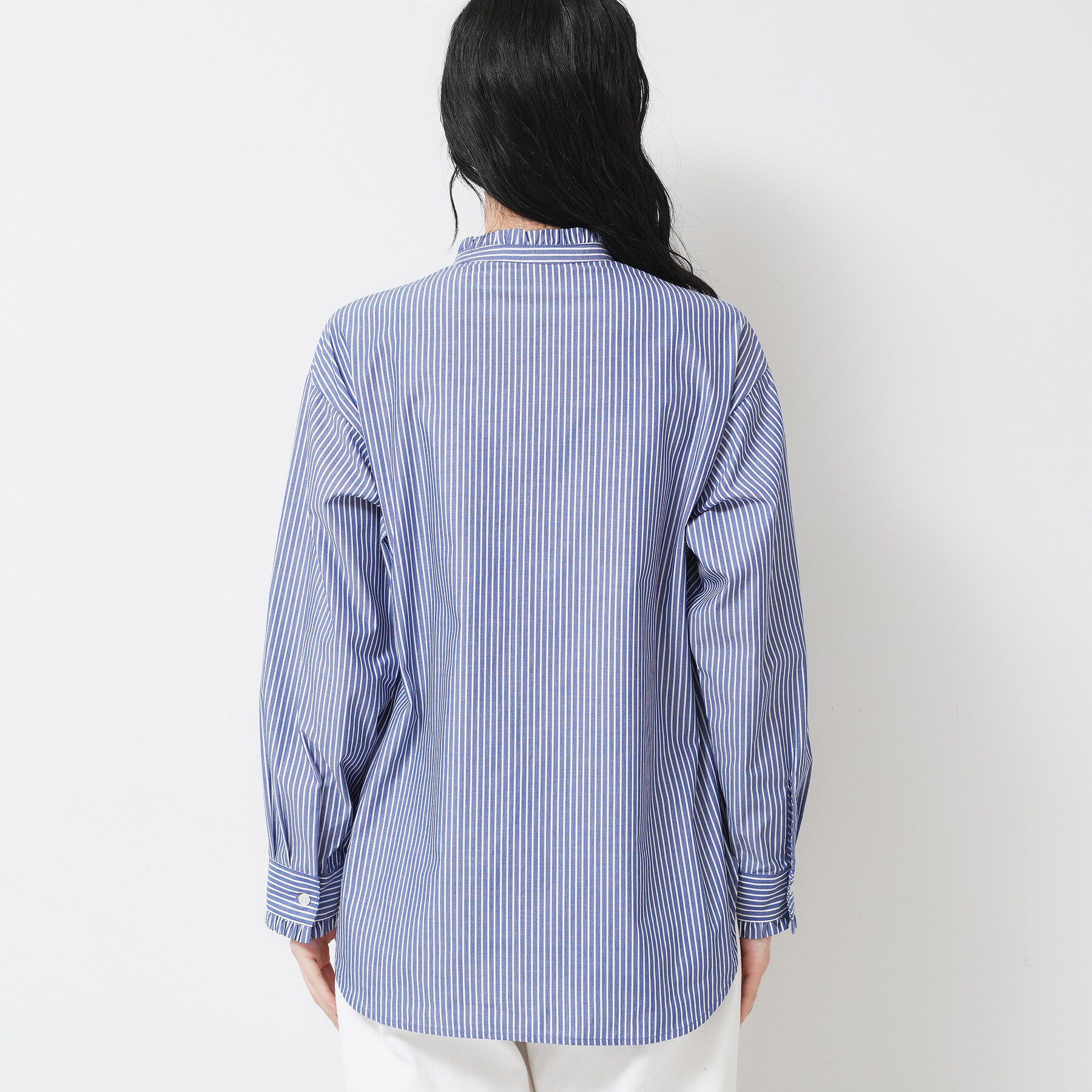 Dessin「【洗える】フリルネックブラウス」|シャツ・ブラウス|