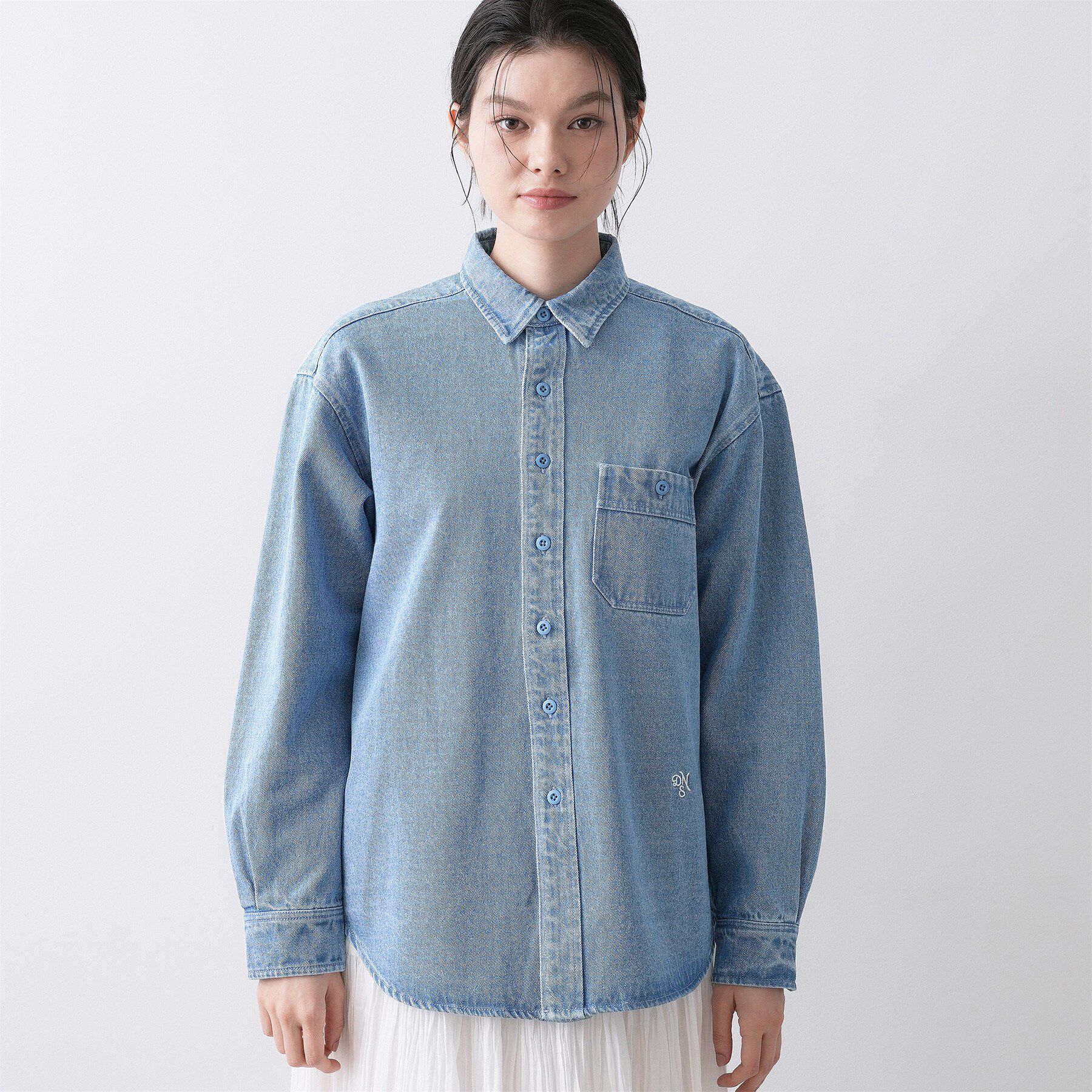 Dessin「【ユニセックス/洗える】10OZデニムシャツ」|シャツ・ブラウス|