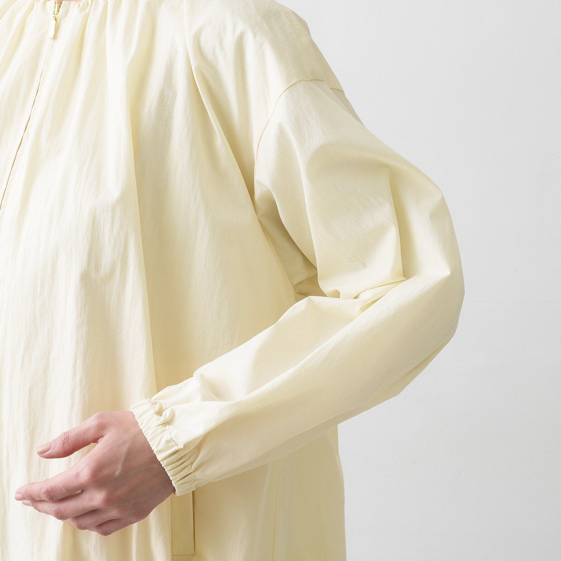 Dessin「【洗える】コットンナイロンバルーンヘムブルゾン」|ブルゾン・スタジャン|