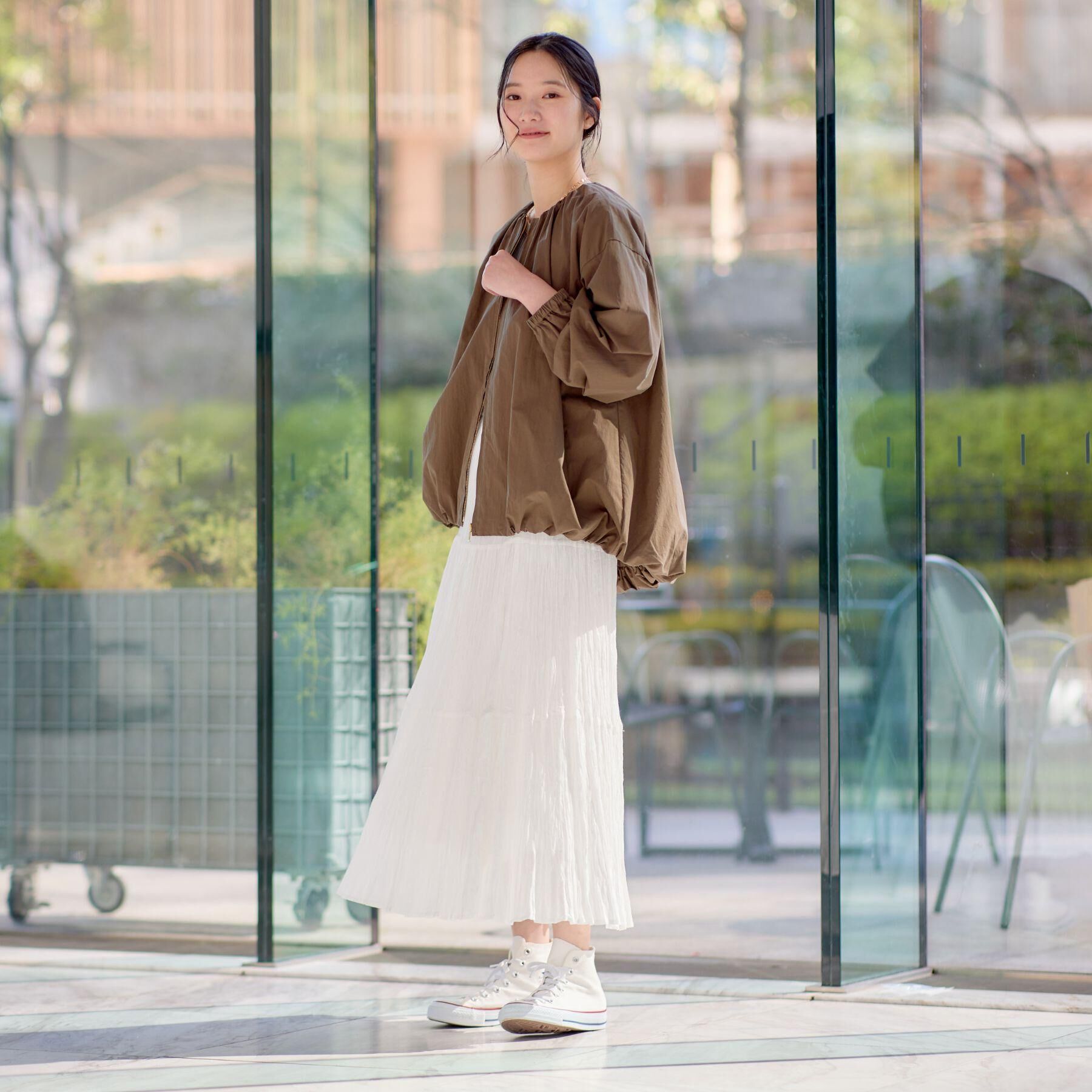 Dessin「【洗える】コットンナイロンバルーンヘムブルゾン」|ブルゾン・スタジャン|