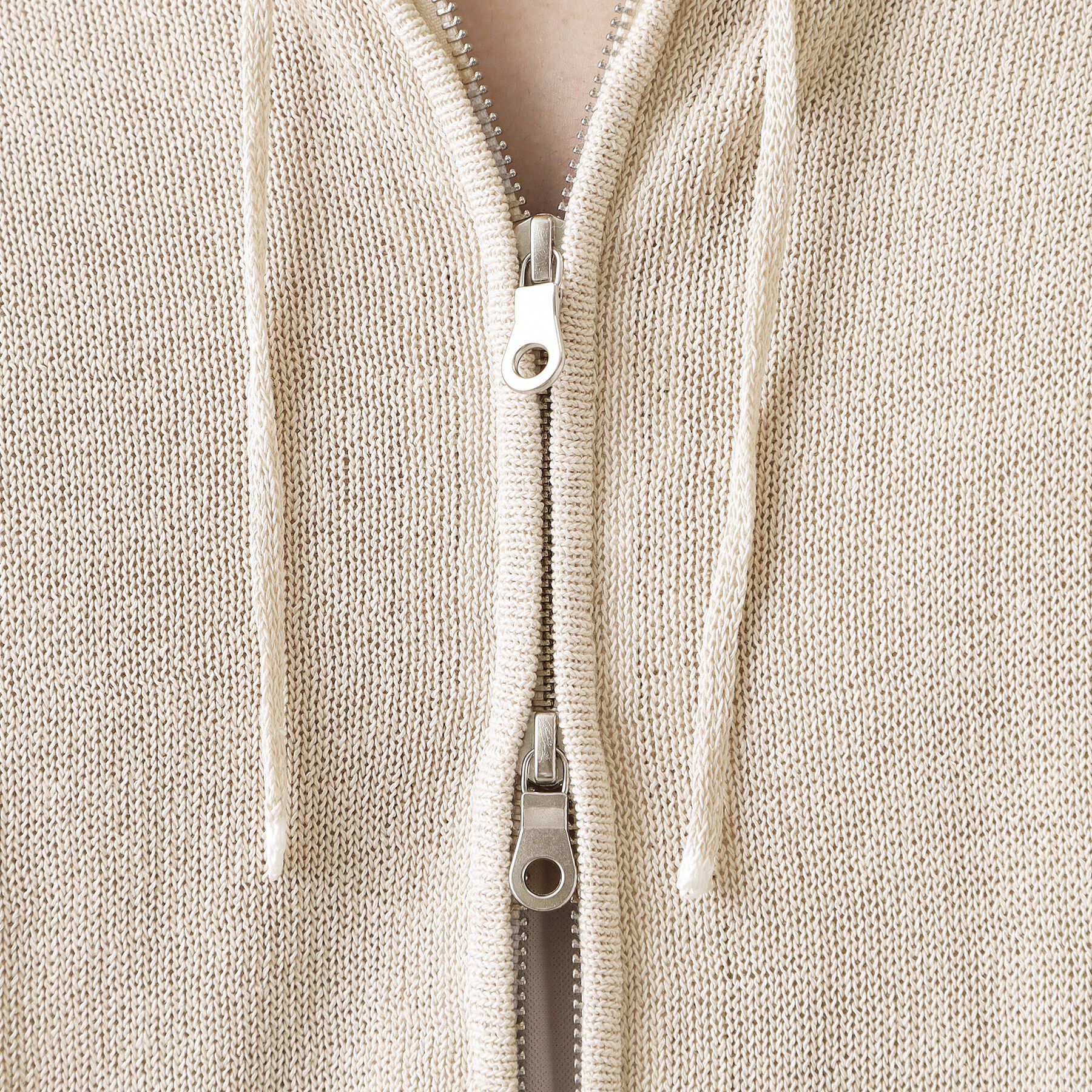 Dessin「ペーパーブレンドジップカーデ」|カーディガン|