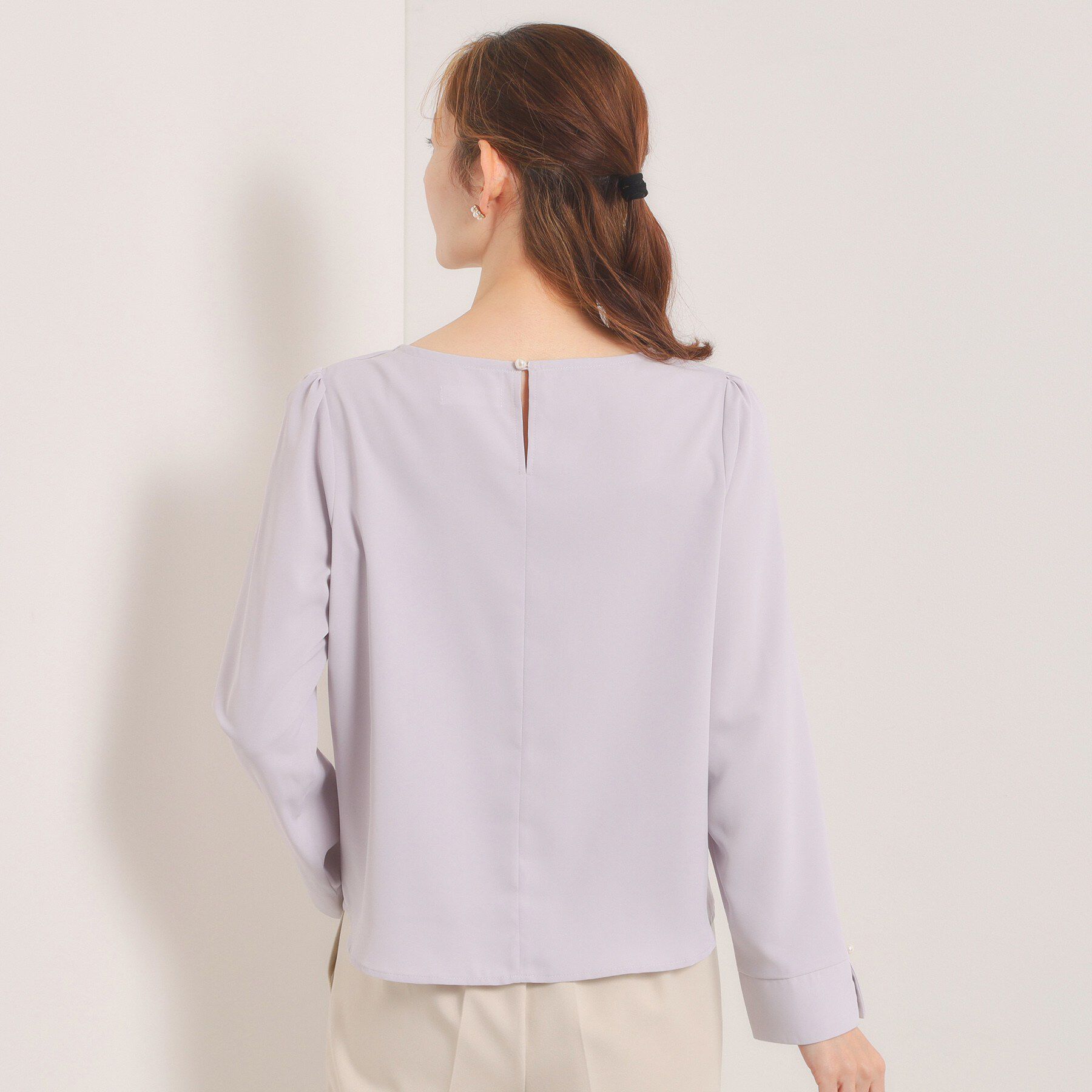 ITS&rsquo;DEMO「【手洗い可】ドレープブラウス」|シャツ・ブラウス|