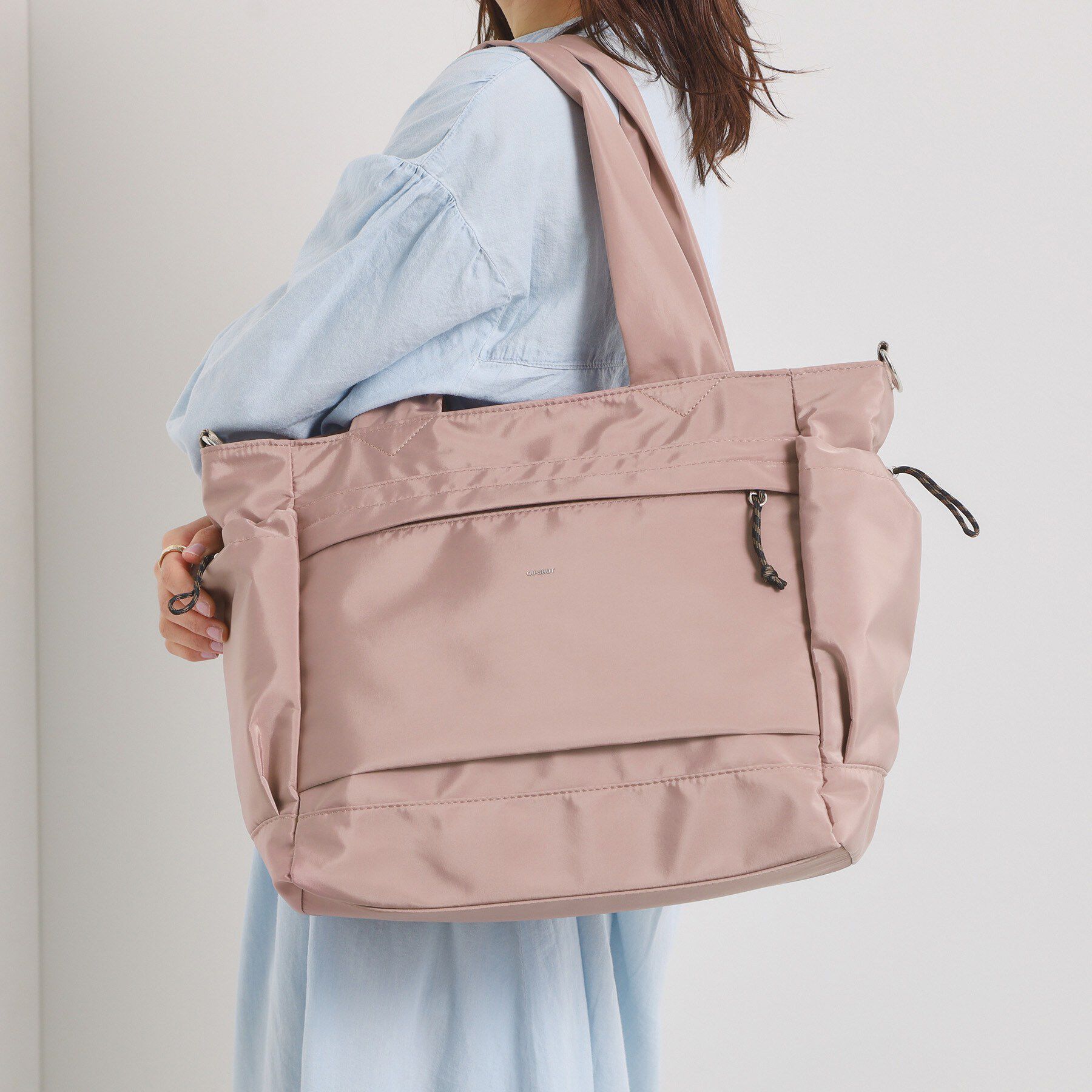 ITS&rsquo;DEMO「【収納アドバイザー監修】トリップ＆マザートート」|トートバッグ|ピンク(072)