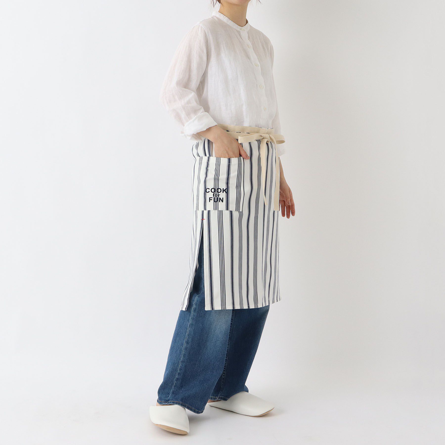 212 KITCHEN STORE「Cook for fun ギャルソンエプロン OWH」|食器・キッチングッズ|