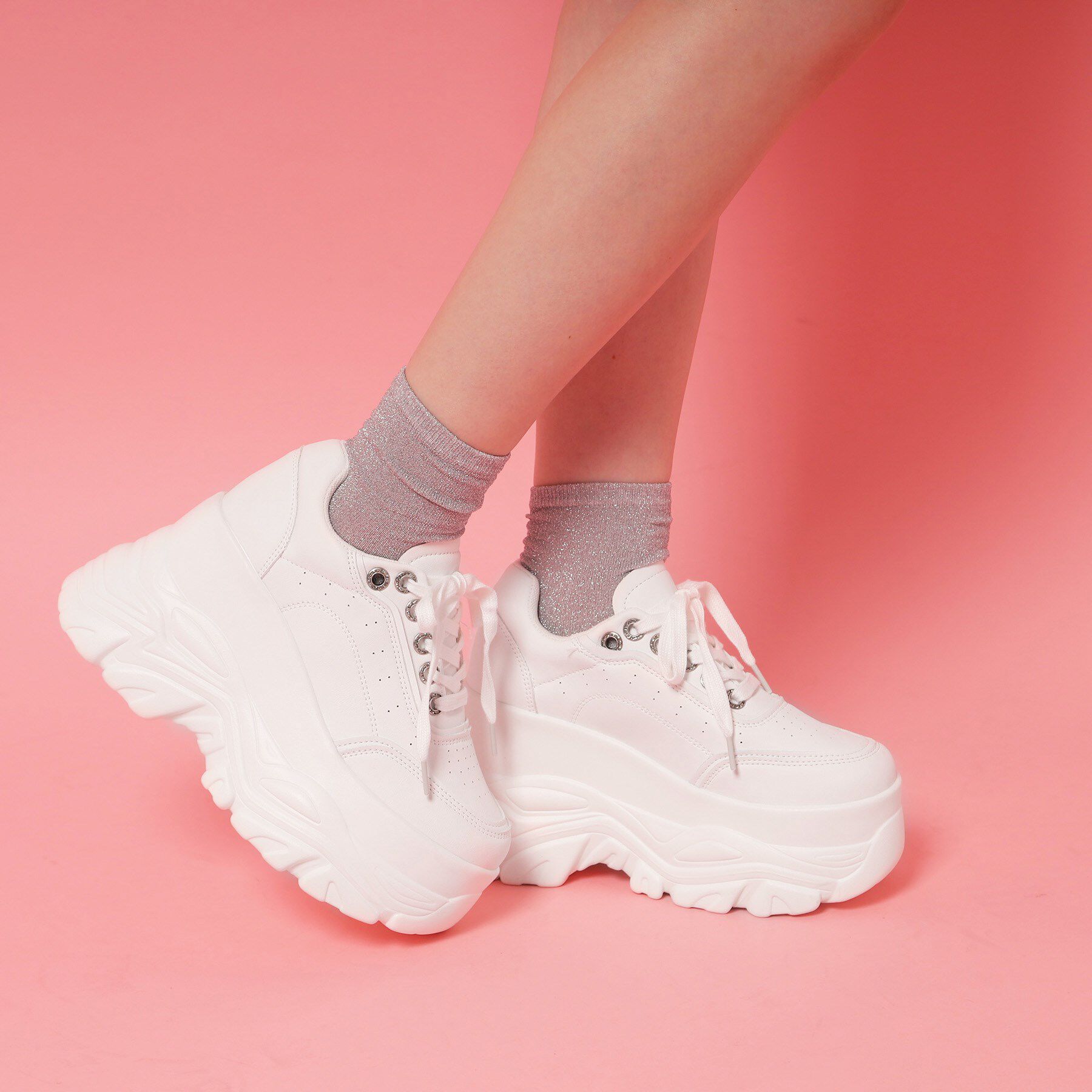 csT&P「厚底キラキラインヒールスニーカー」|スニーカー|