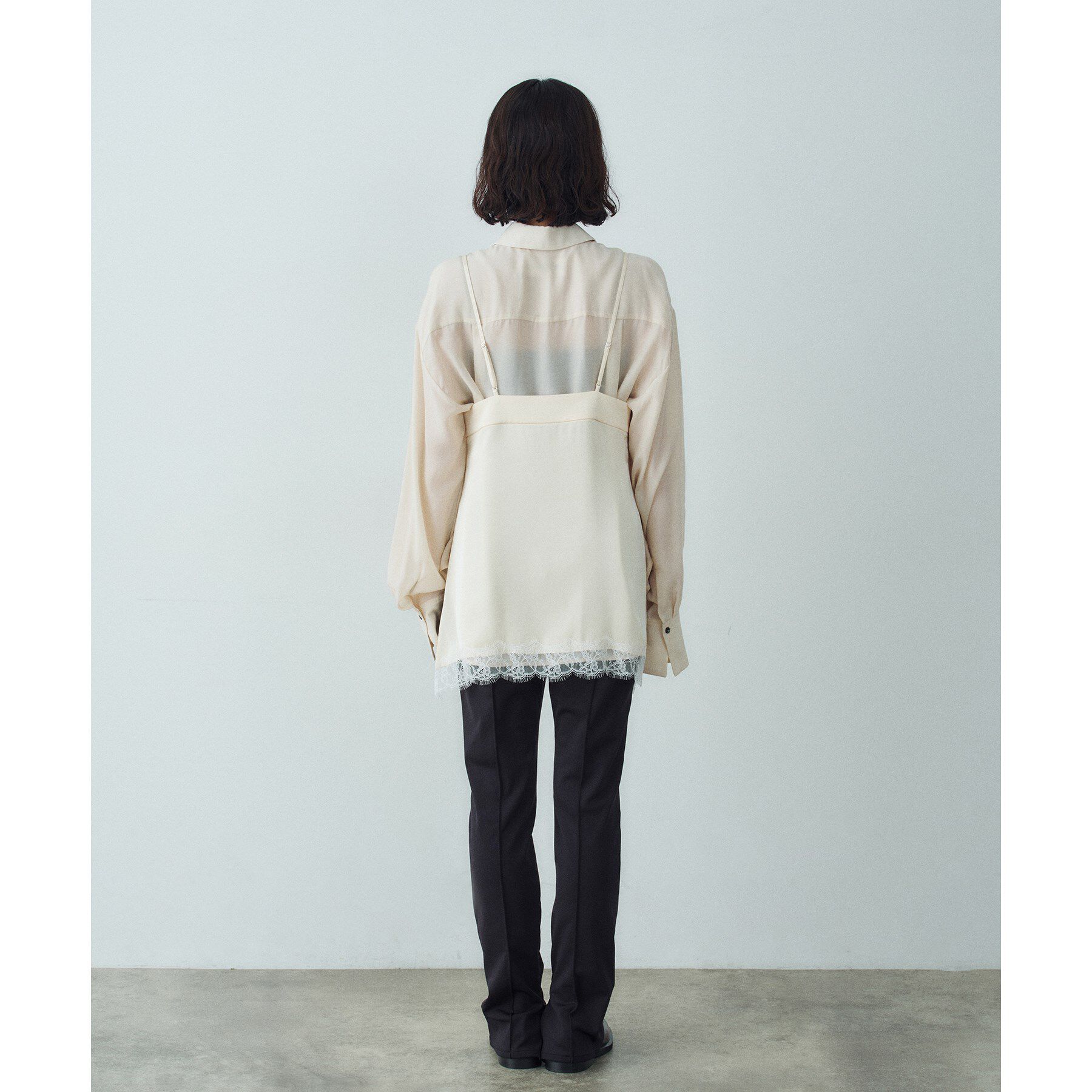 CODE A「lingerie mood lace cami」|シャツ・ブラウス|