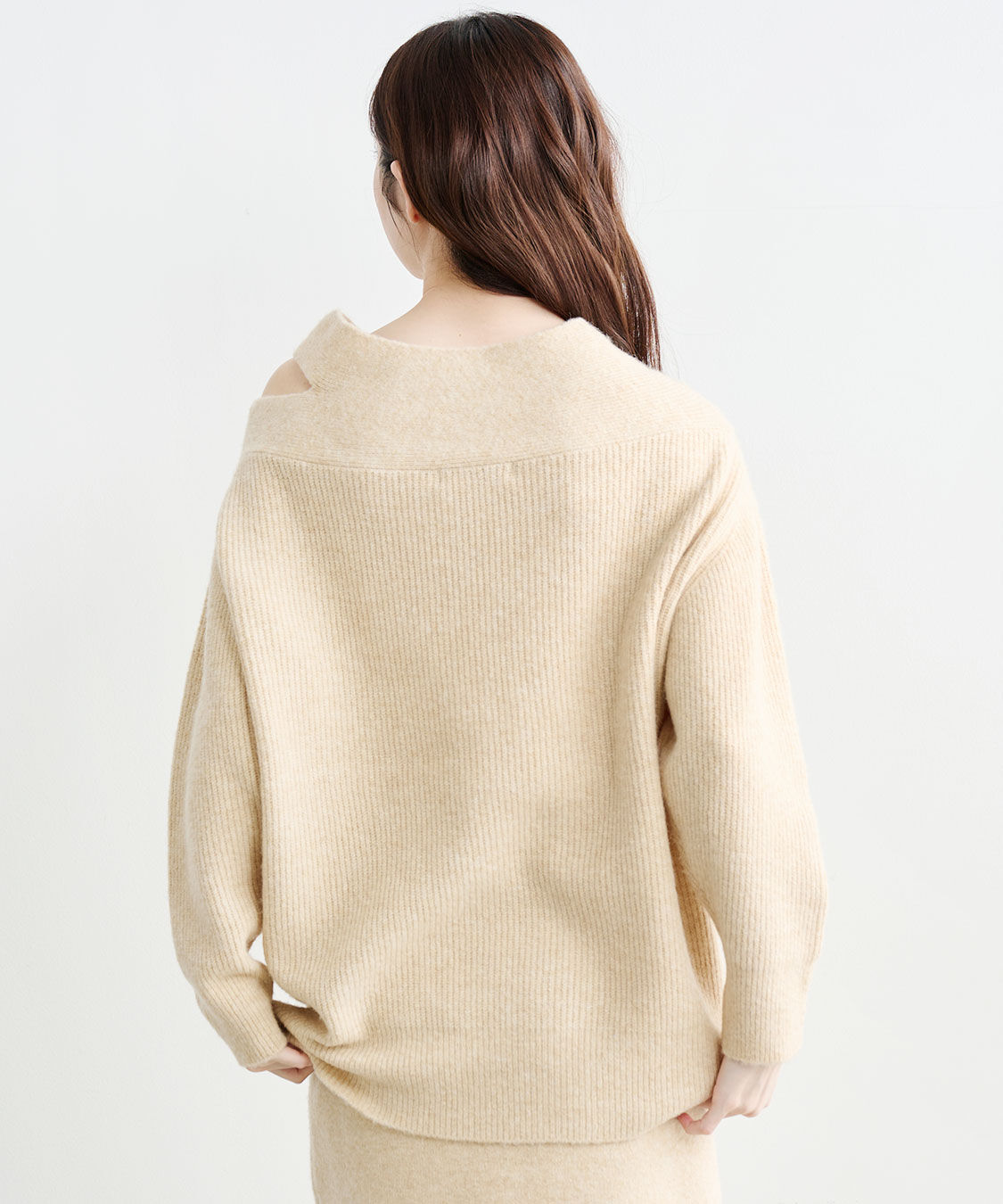 COCO DEAL「オフショルスリットニット」|ニット・セーター|