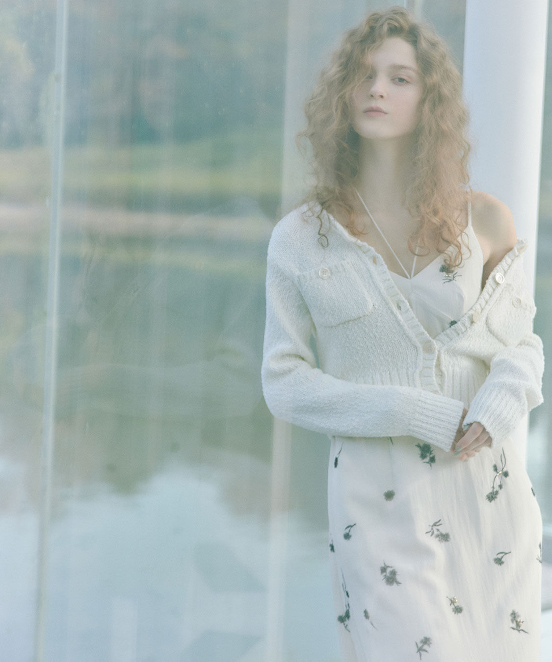 COCO DEAL「フラワー刺繍キャミワンピース」|ワンピース|