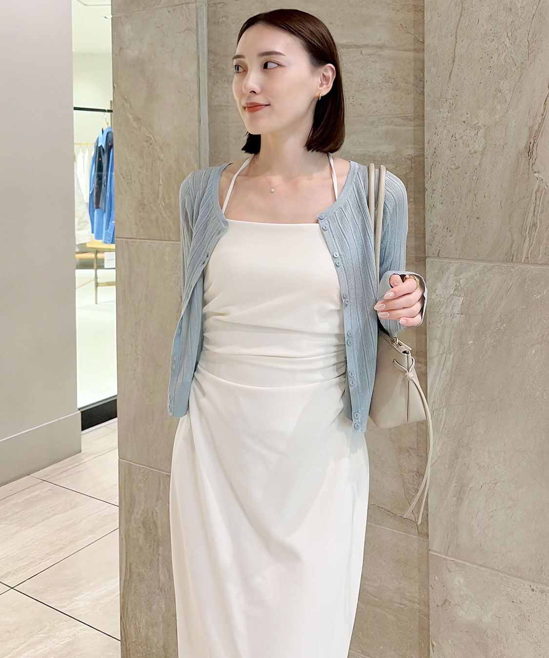 COCO DEAL「ランダムリブシアーニットカーディガン」|ニット・セーター|