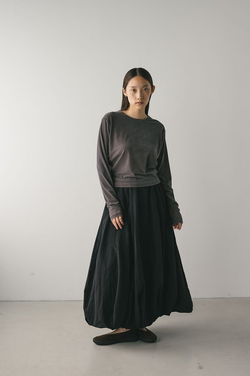 STYLEMIXER「メッシュベロアロンT」|Tシャツ・カットソー|