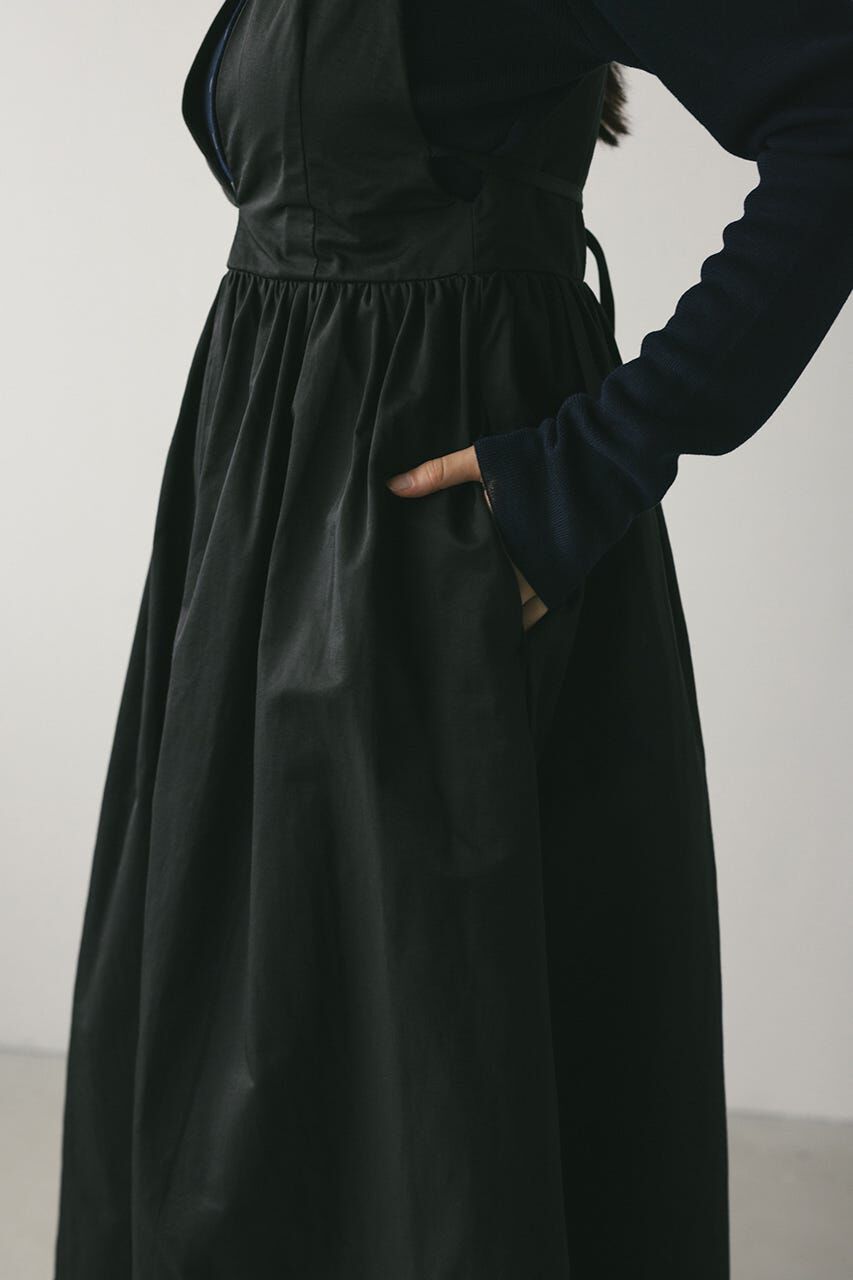 STYLEMIXER「ディープVジャンパースカート」|ワンピース|