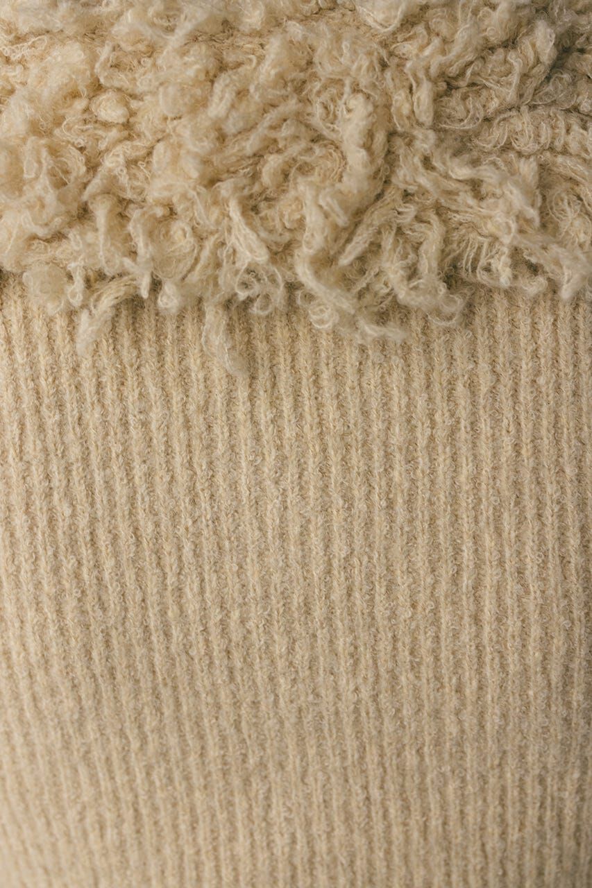 STYLEMIXER「ループカラーニットトップ」|ニット・セーター|