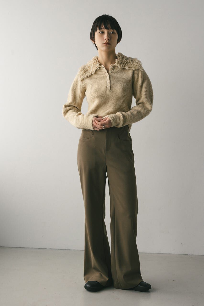 STYLEMIXER「ループカラーニットトップ」|ニット・セーター|