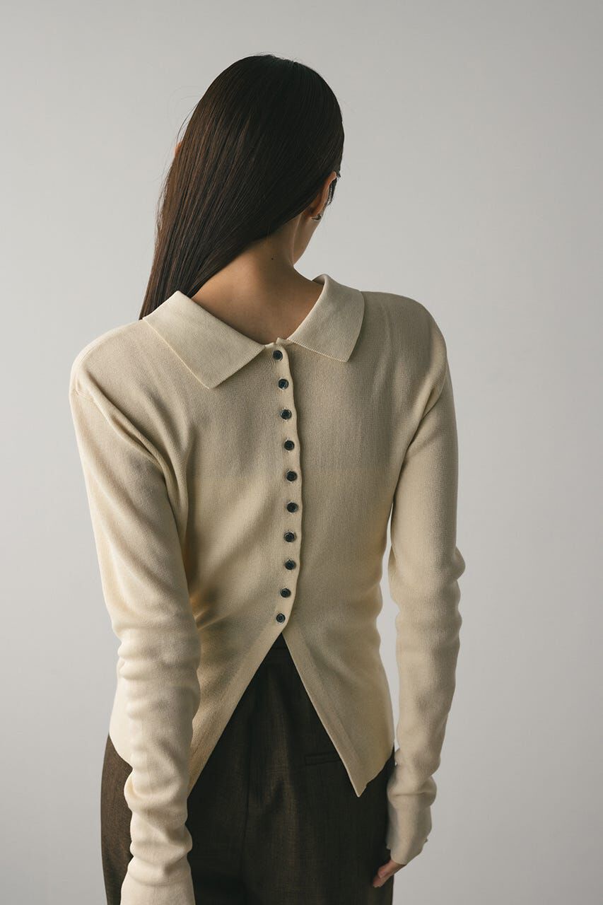 STYLEMIXER「2WAYカラーニットポロ」|ニット・セーター|