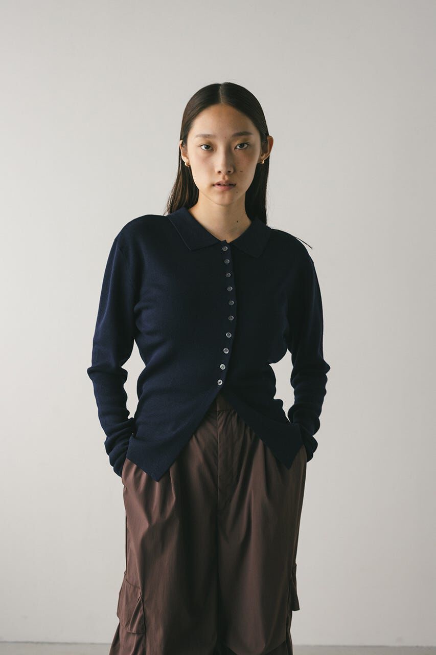 STYLEMIXER「2WAYカラーニットポロ」|ニット・セーター|