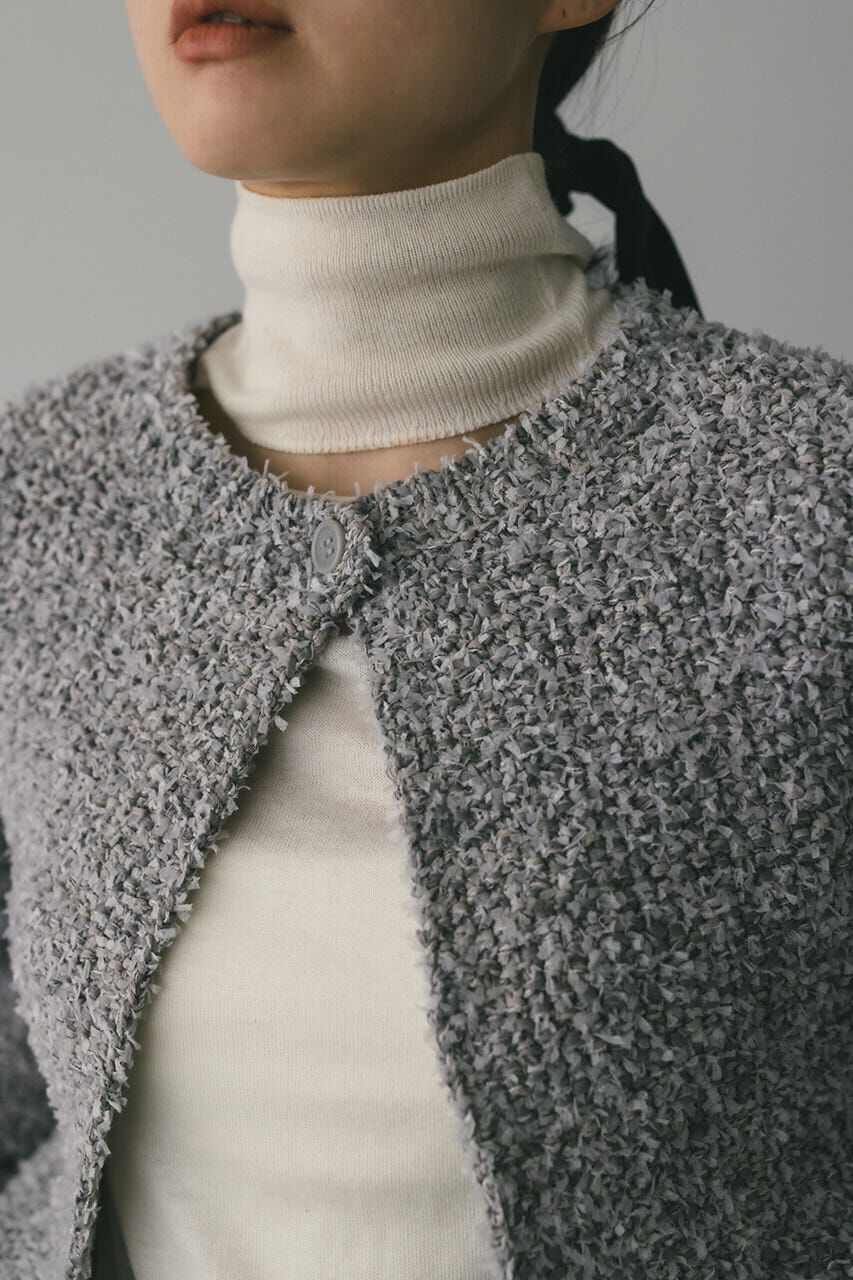 STYLEMIXER「テープヤーンニットカーデ」|カーディガン|