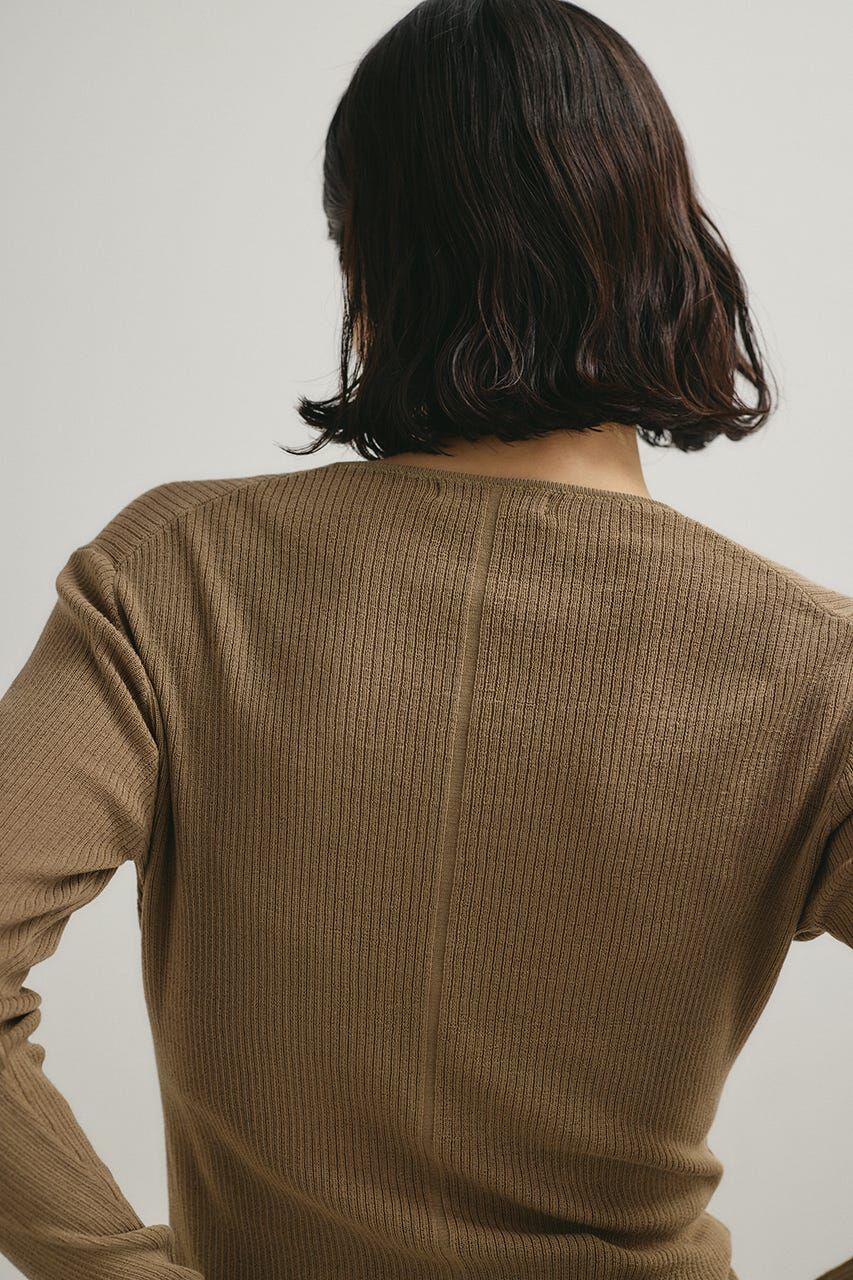 STYLEMIXER「ヘンリーネックシアーニット」|ニット・セーター|