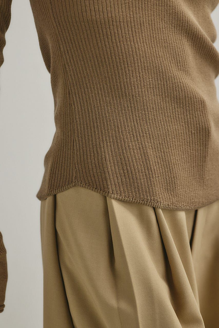 STYLEMIXER「ヘンリーネックシアーニット」|ニット・セーター|