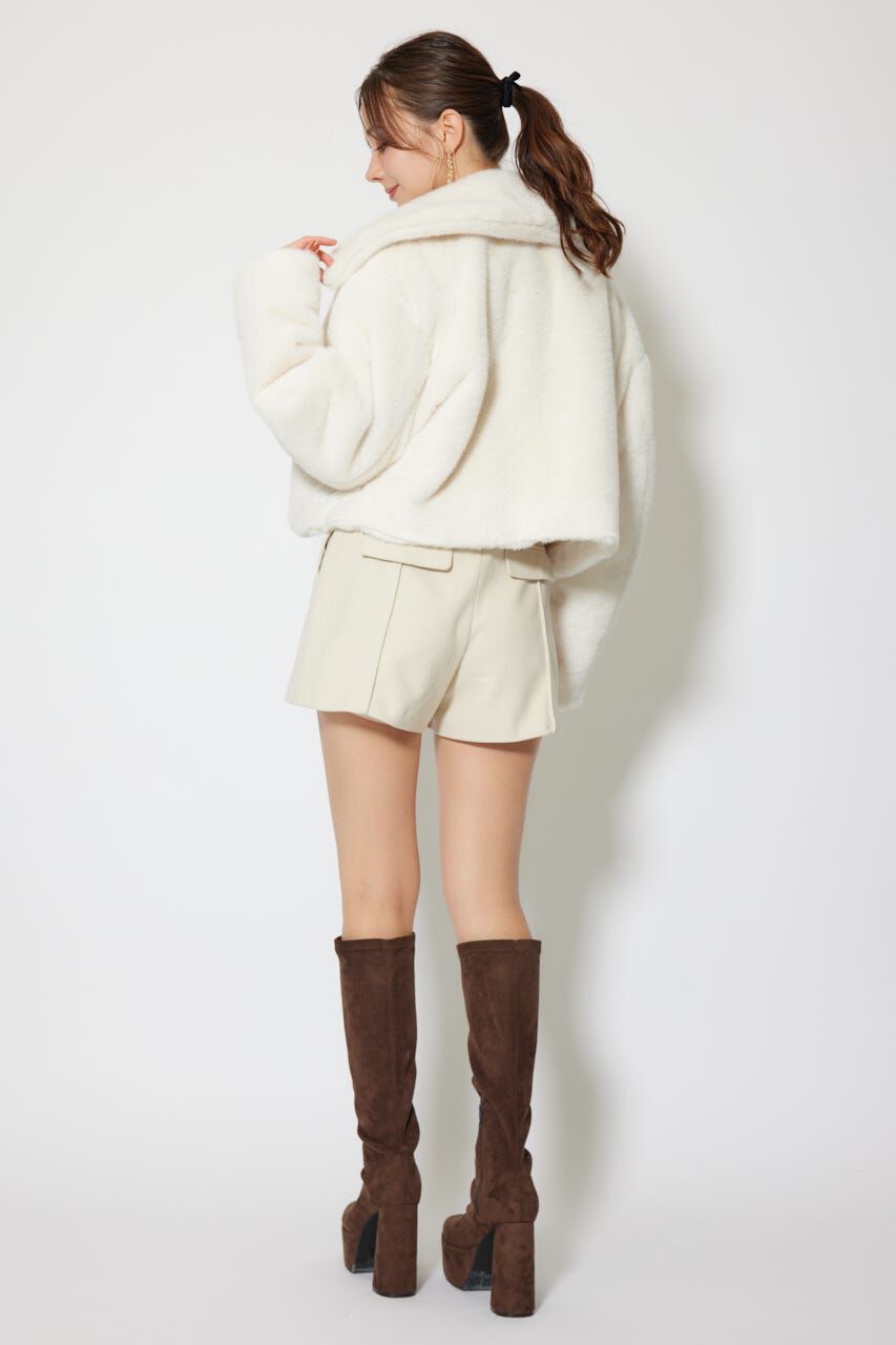 rienda「ショート丈ファージャケット」|その他|