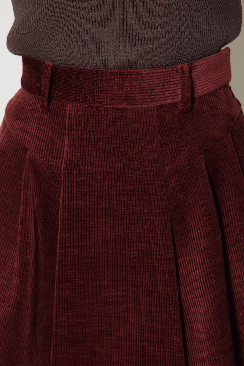 rienda「ボンディングコーデュロイミニスコートショートパンツ」|その他|