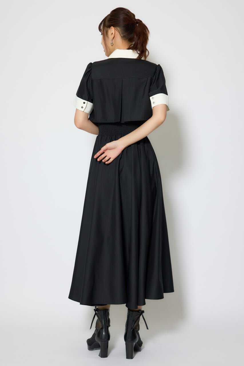 rienda「バストディティールフレアワンピース」|ワンピース|