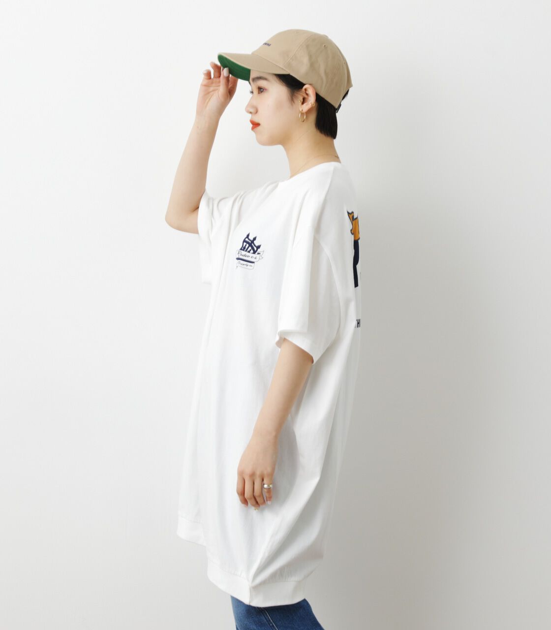 RODEO CROWNS「リボンロゴTシャツワンピース」|ワンピース|