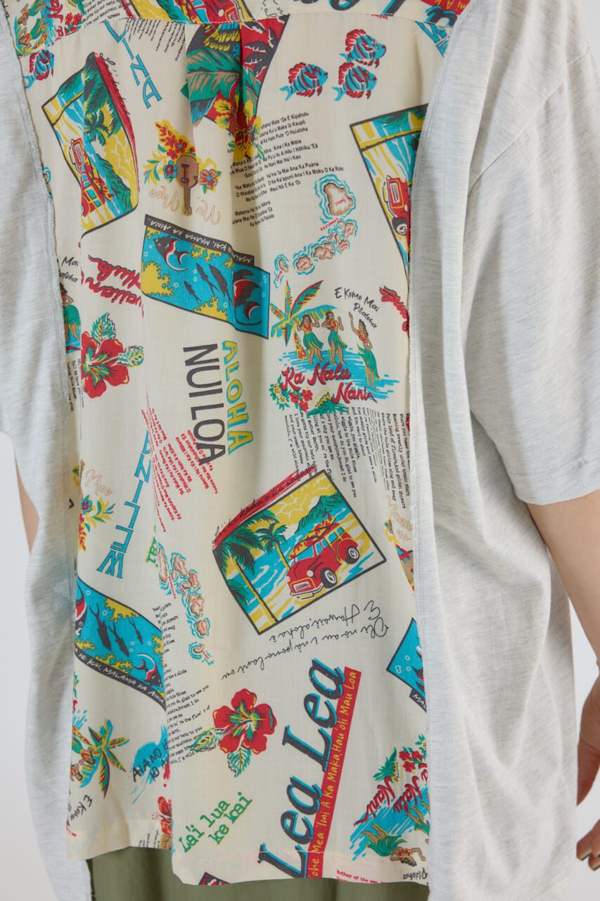 RODEO CROWNS「ドッキングアロハビッグシャツ」|シャツ・ブラウス|